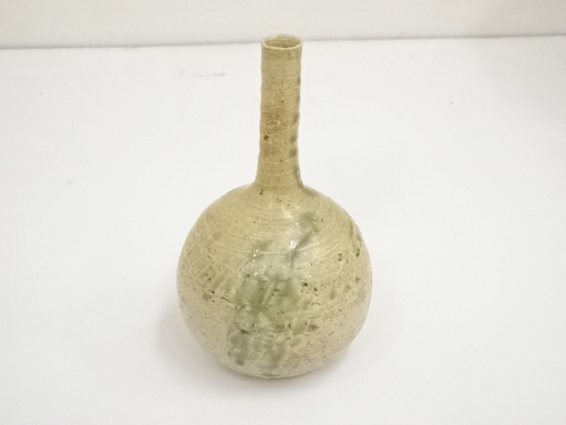 黄瀬戸花入 加藤舜陶 作 N.o111